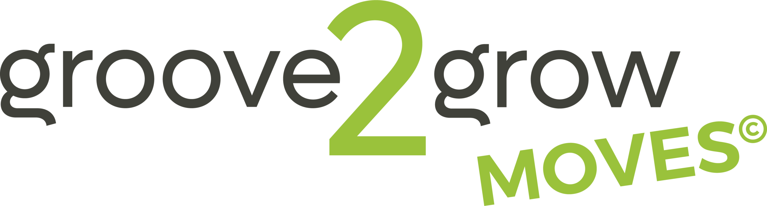 Das offizielle Logo der Sektion MOVES von groove2grow – Die Mediathek für Tanz im Unterricht.