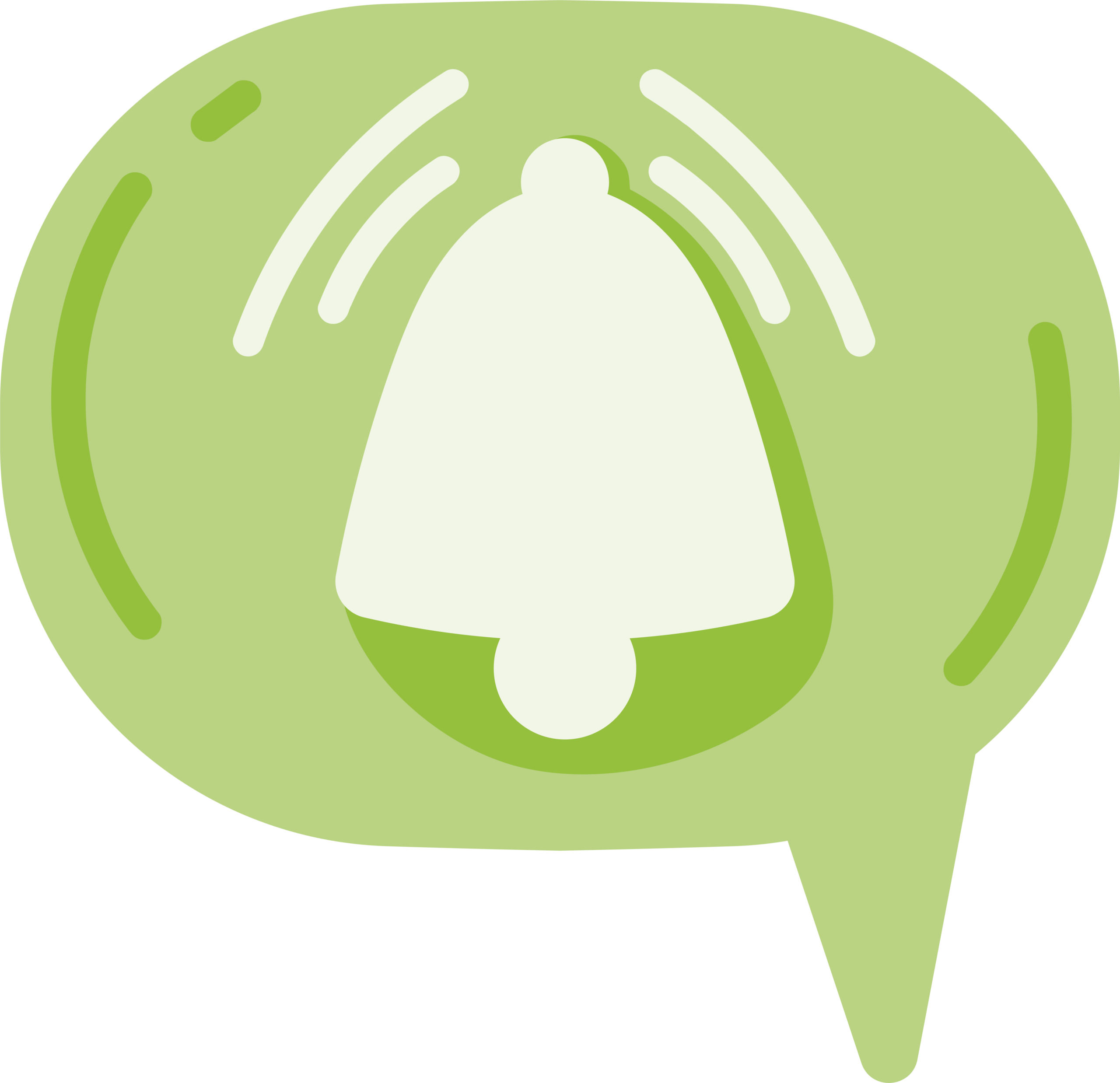Deine Meinung zählt – groove2grow Interaktion Eine grüne Sprechblase mit einer Glocke als Symbol für Interaktion und Fragen am Ende eines Artikels.